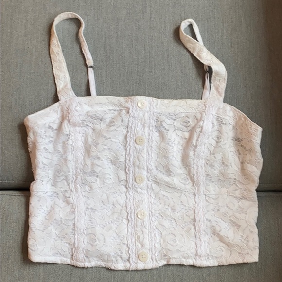 Abercrombie Lace Crop Top - Picture 1 of 3